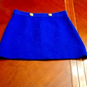 Zara Mini Skirt/ Blue color/Size L